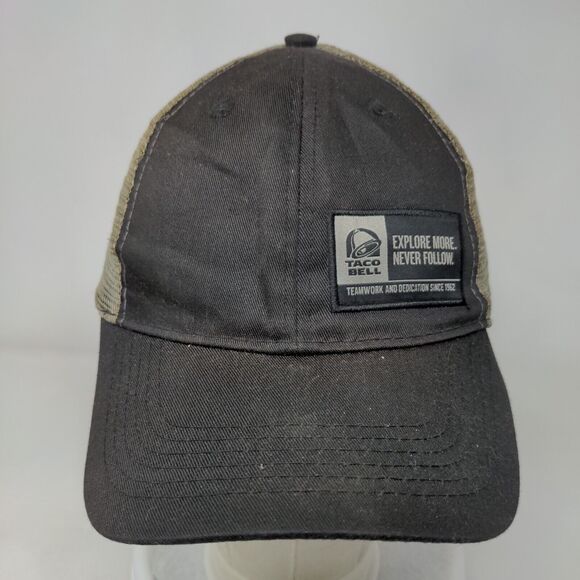 Taco Bell Snapback Mesh Back Trucker Hat Multi One Size Colorblock - Picture 2 of 8